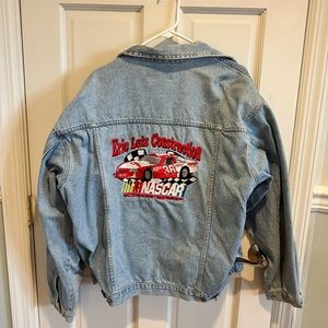 Vintage one of a kind NASCAR Denim Jean jacket